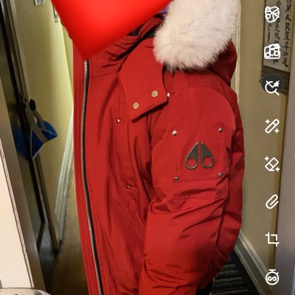 Coat is fairly new .Need a small cleaning . Have a small water stain